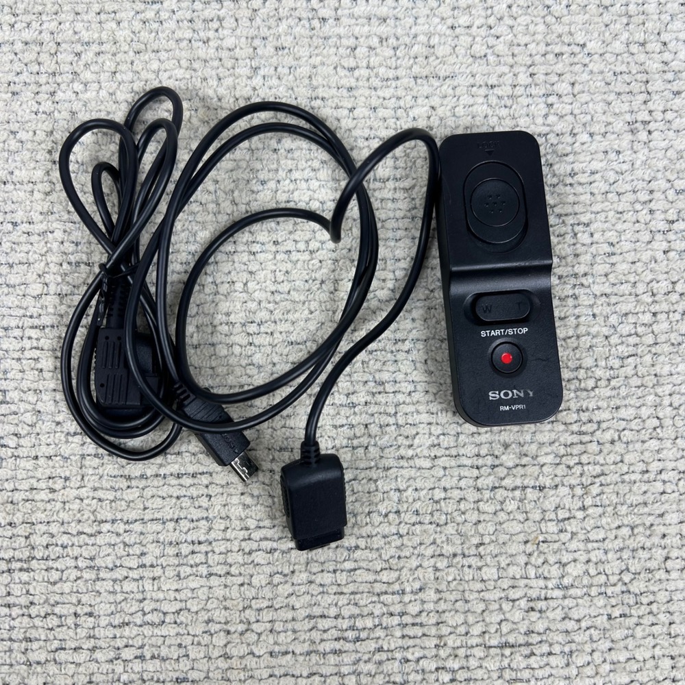 Sony Remote Commander RM-VPR1 Black Wired Shutter Zoom Control Excellent